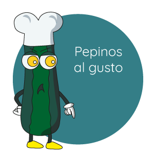 Tiras de Pepinos al gusto